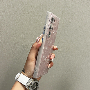 高级感s23u网红a23 s24 防摔S22plus保护套女 GalaxyS24个性 ins少女粉超薄贝壳纹适用三星s24ultra手机壳新款