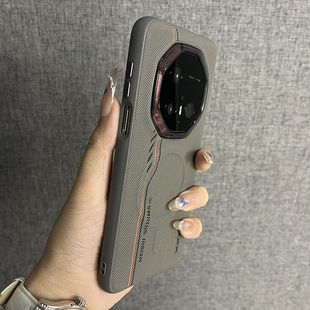 三只鱼【高档星钻纹磁吸水泥灰】适用华为mate70/60rs非凡大师/mate70手机壳新款高档个性防摔保护套男女潮牌