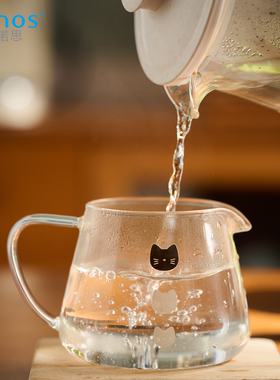 美诺思 Neko咖啡分享壶热水变色手冲咖啡V60滴漏美式过滤壶配手帕