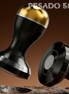 澳洲PESADO满月圆咖啡压粉锤 意式咖啡机压粉器欧弧底压粉锤58mm