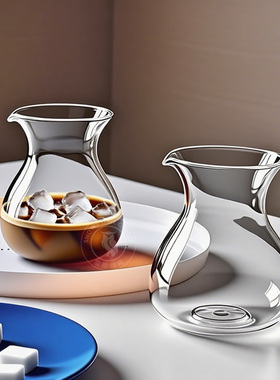 雪昂日式手冲咖啡壶分享壶 滴滤壶闻香壶品鉴分享杯耐热玻璃壶