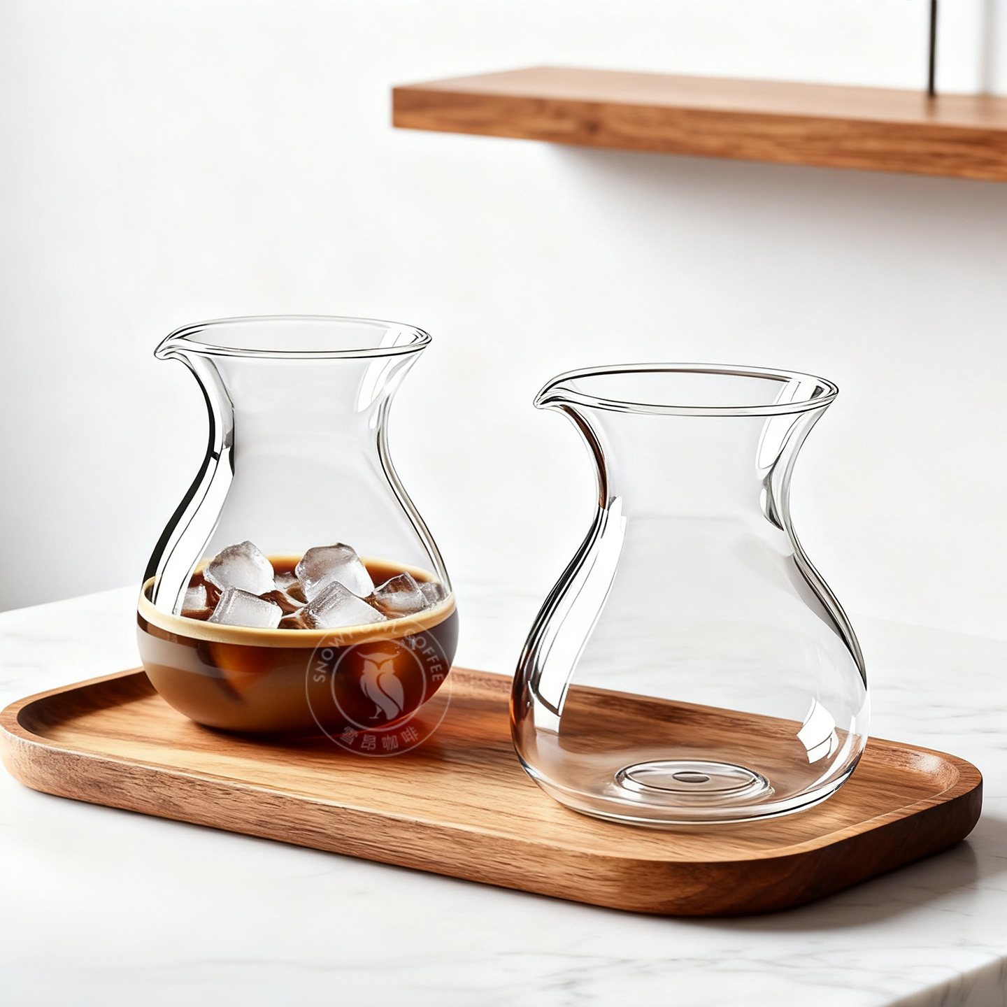 日式手冲咖啡分享壶玻璃