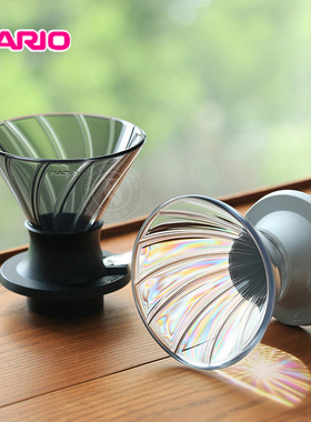 HARIO聪明杯V60滤杯凹槽浸泡滤杯树脂Tritan滴滤杯手冲咖啡器具