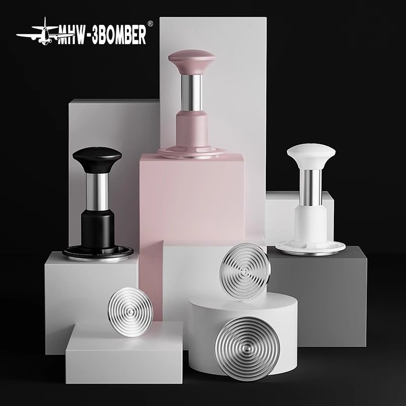 MHW-3BOMBER轰炸机骑士冲击粉锤 咖啡压粉布粉器意式恒力压粉锤