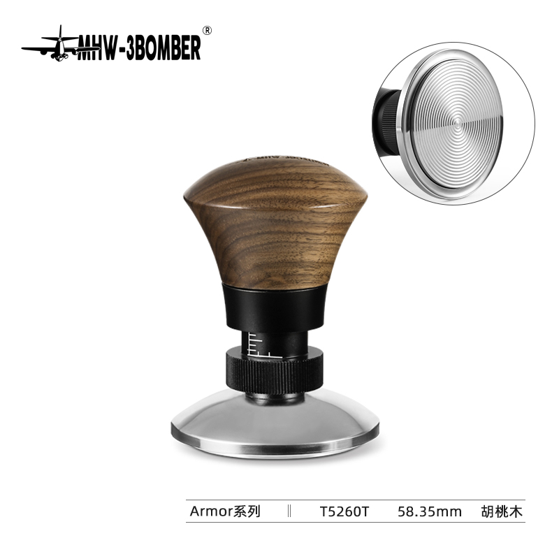 轰炸机水平恒定咖啡压粉器