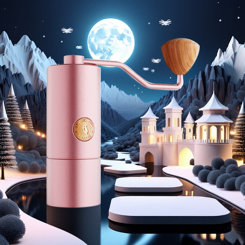 雪昂咖啡手摇磨豆机樱花粉