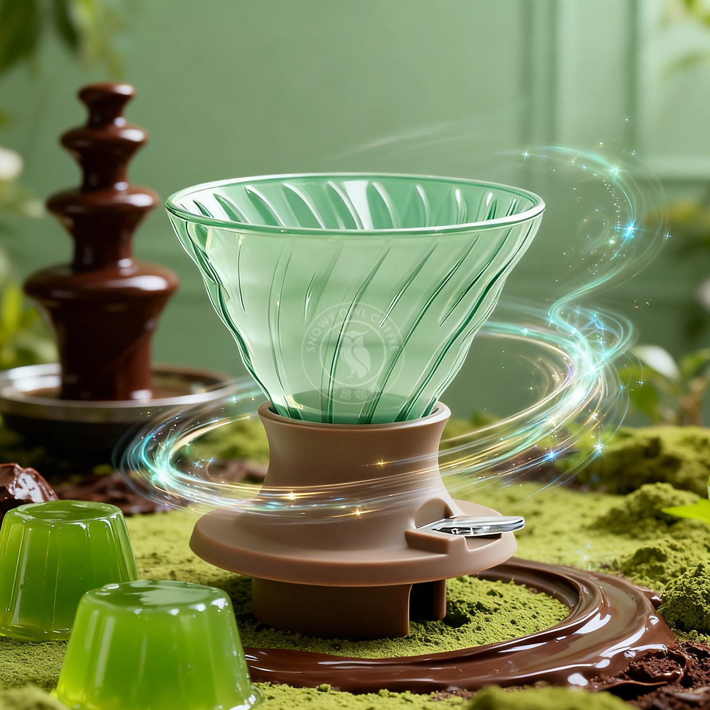 HARIO彩色玻璃聪明杯v60咖啡滤杯