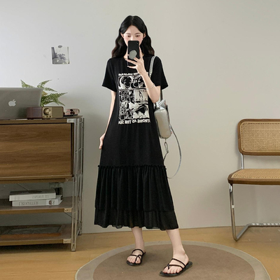 200斤大码巨好看减龄连衣裙2025