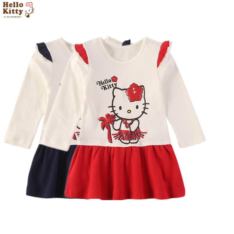 hellokitty正品女童t恤裙连衣裙