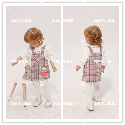 正品女童打底衫春秋款英伦休闲