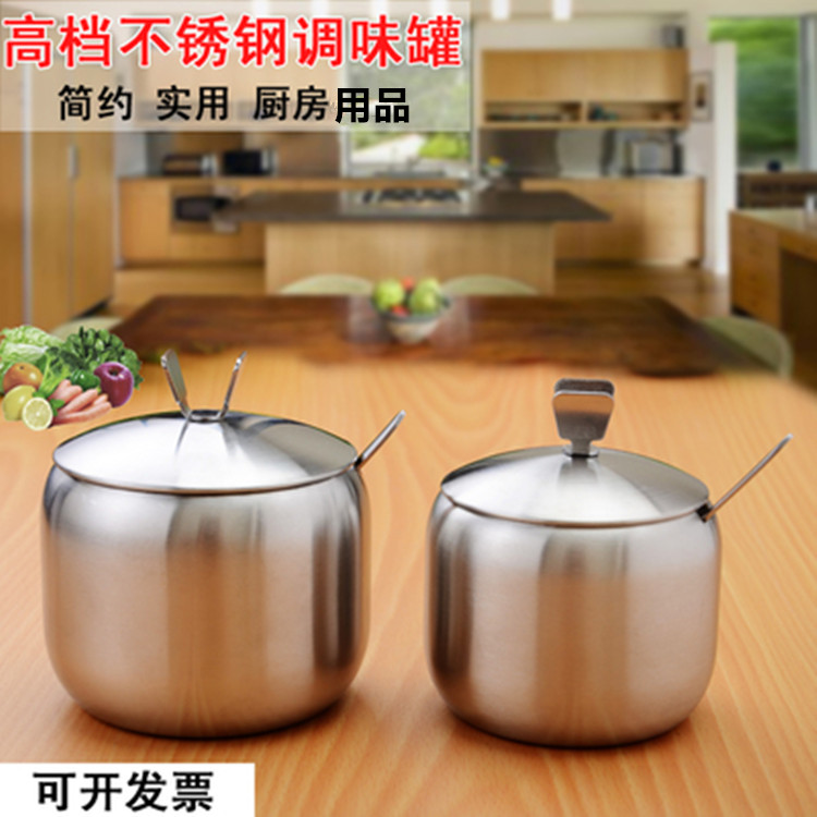 不锈钢调料罐 调味瓶调味盒盐罐辣子油罐厨房用品不锈钢佐料罐在类目 厨房/烹饪用具, 厨用小工具/厨房储物, 储物瓶罐/厨房储物器皿, 调味瓶罐中 - 来自Buy2taobao.com提供专业的淘宝代购服务