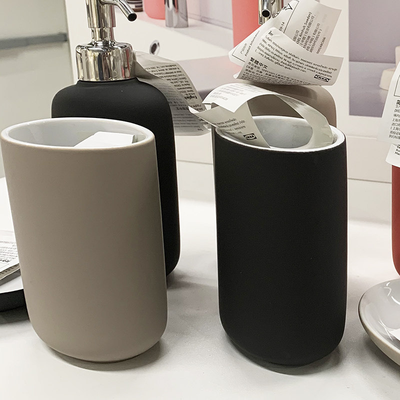 IKEA宜家 伊空 牙刷牙刷架 牙刷缸  牙杯 洗漱杯 漱口杯 杯刷牙杯