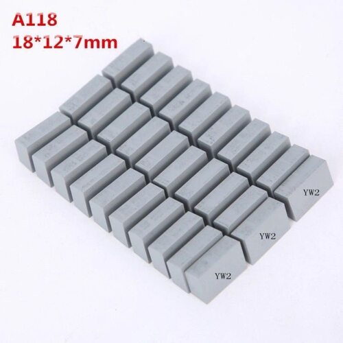 A118钨钢45度硬质合金A120A122A125焊接刀头YT15YW2YG8YT5YG6