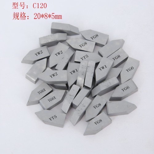C120硬质合金焊接刀头外螺纹尖刀挑丝车刀YG814YT15YW12 C122C125