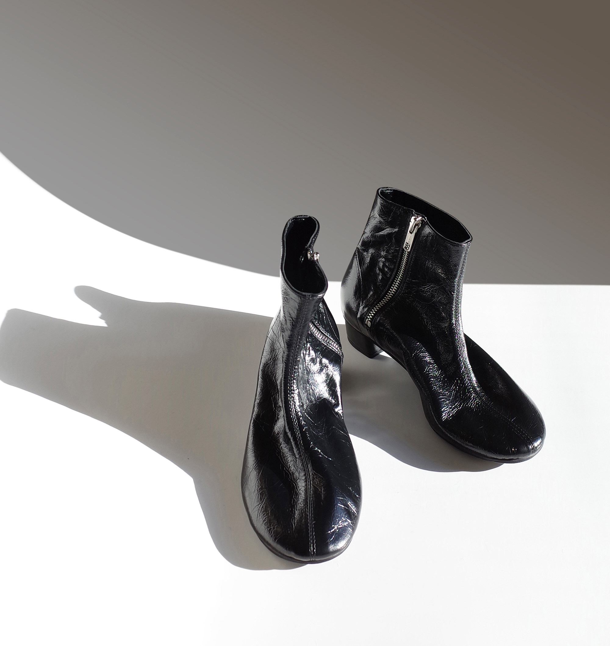 HOMEWORK袜靴低跟手工