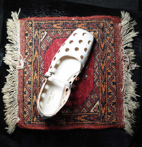 镂空手工玛丽珍鞋HOMEWORK设计感