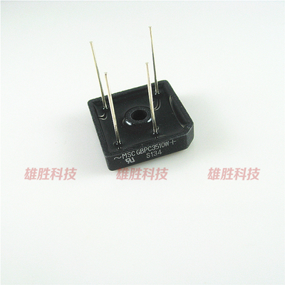 〖全新原装〗GBPC3510W 整流桥堆 35A 1000V 线脚针脚圆脚黑色薄