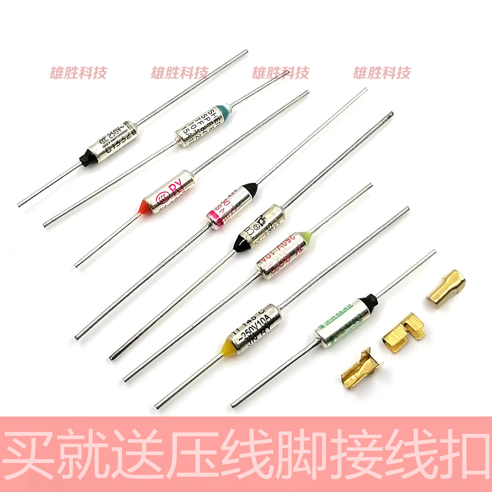 电饼铛电熨斗蒸蛋器咖啡壶吹风机空调ry温度保险管丝tf熔断器10a