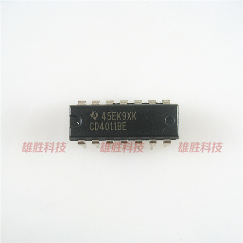 〖全新原装〗CD4011BE HCF4011 HEF4011 直插14脚 输入端与非门IC