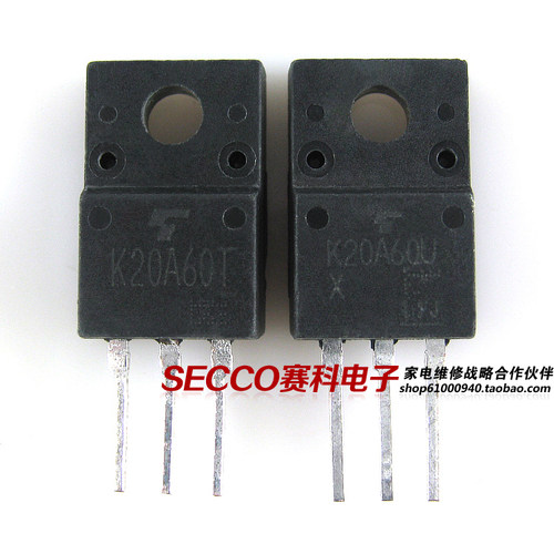 〖原装拆机〗K20A60T K20A60U 20A600V 液晶MOS场效应管 三极管