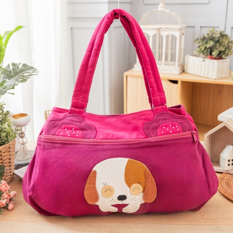 清仓特价PETSHOP DBG-323 可爱卡通小狗大容量棉布包单肩包侧背包,箱包皮具/热销女包/男包,通用款女包,淘宝优惠券,粉丝福利购,淘宝优惠卷