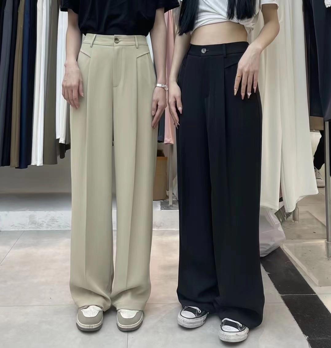 高腰韩版显瘦拖地裤阔腿裤