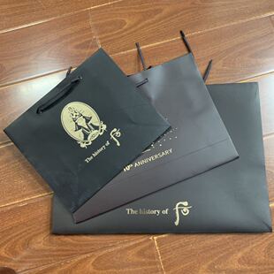 专柜正品whoo/后纸袋大中小号购物包装袋 手提袋 套装礼品手拎袋