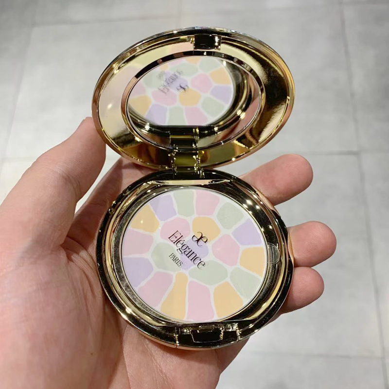 专柜正品 Elegance雅莉格丝 颜蜜粉饼E大饼 便携装8.8g家庭装持久