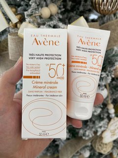 国内柜台正品Avene/雅漾自然倍护修颜防晒霜50ml纯物理增白SPF30+