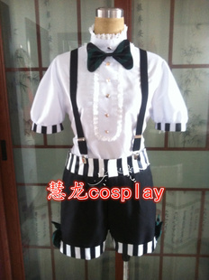 动漫Vocaloid初音万圣节滑稽的梦背带裤日常cosplay服装