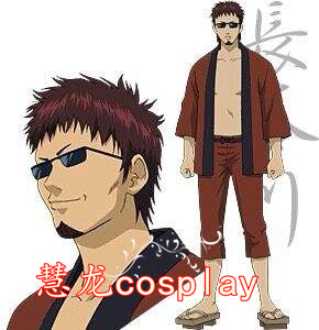 cosplay银魂长谷川泰三和服