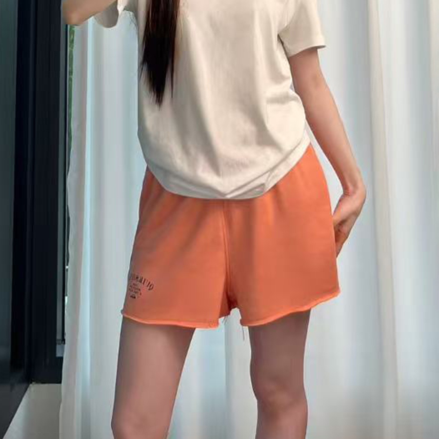 【极简毛边】澳洲出口原单 夏装新款 毛圈纯色简约清凉短裤 女