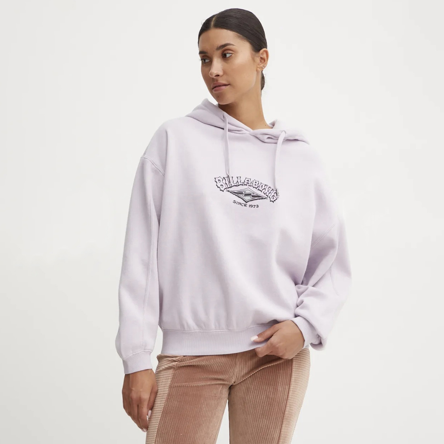 【创意LOGO】澳洲出口原单 秋冬新款 连帽宽松套头纯色卫衣 女