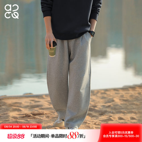 吕小虎ACTUP垂感阔腿美式卫裤
