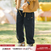 男 宽松百搭长裤 2026春秋新款 束脚裤 子 工装 日系cityboy直筒休闲裤