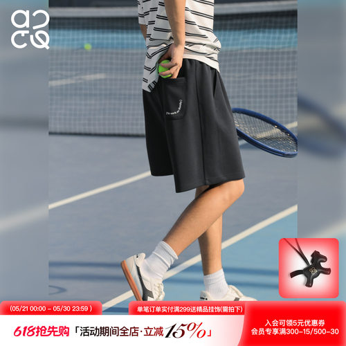 ACTUP美式休闲夏季五分卫裤男