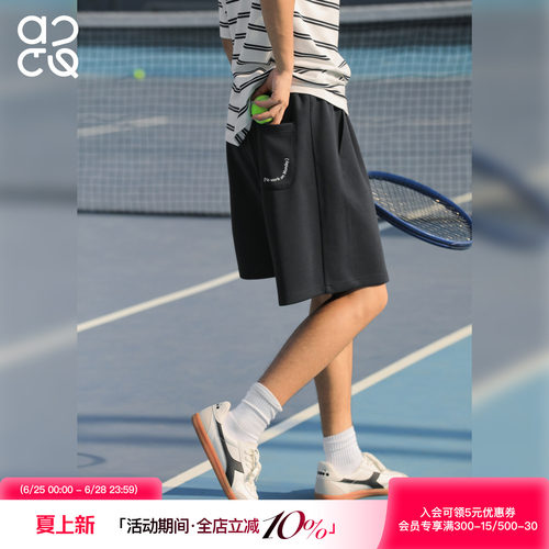 ACTUP美式休闲夏季五分卫裤男