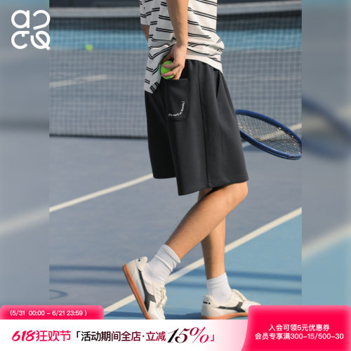 ACTUP美式休闲夏季五分卫裤男