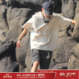 上衣男士 夜跑反光条短袖 轻薄透气速干凉感T恤 新款 吕小虎2025夏季