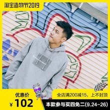 潮流韩版 情侣装 外套男生帽衫 欧美卫衣男连帽套头学生休闲薄款 秋季