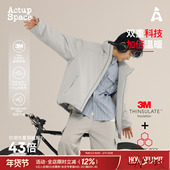 冬季 吕小虎ACTUP 立领3M新雪丽棉服男士 高级感保暖棉衣棉袄厚外套