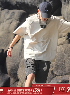 吕小虎2026夏季新款夜跑反光条短袖上衣男士轻薄透气速干凉感T恤