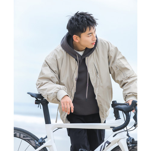 飞行员夹克棉服休闲棉袄夹棉外套