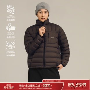 立领保暖外套 户外秋冬季 吕小虎ACTUP 90白鸭绒轻薄排骨羽绒服男装