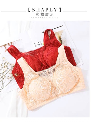 美背莎莲妮全罩杯防走光四季内衣