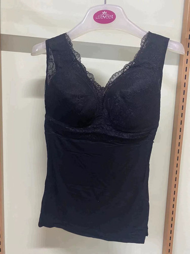 丽维正品 LB4308 5050新款一体式胸垫莫代尔抹胸！适合丰满胸大女