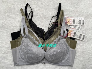 两件包邮依曼丽舒适侧收副乳文胸薄款透气性感聚拢YA18807 18806
