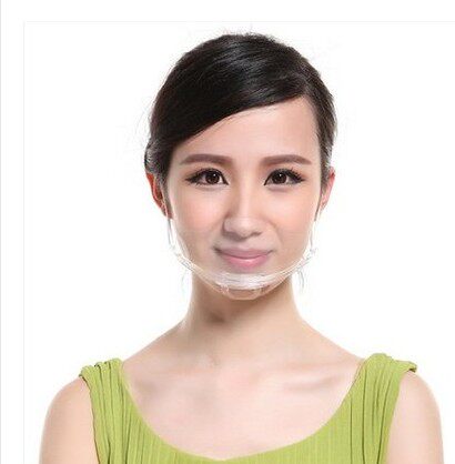 微笑口罩一次性透明塑料防雾防哈气口罩餐饮口罩自助餐防雾口罩在类目 居家日用, 防护用品, 口罩中 - 来自Buy2taobao.com提供专业的淘宝代购服务