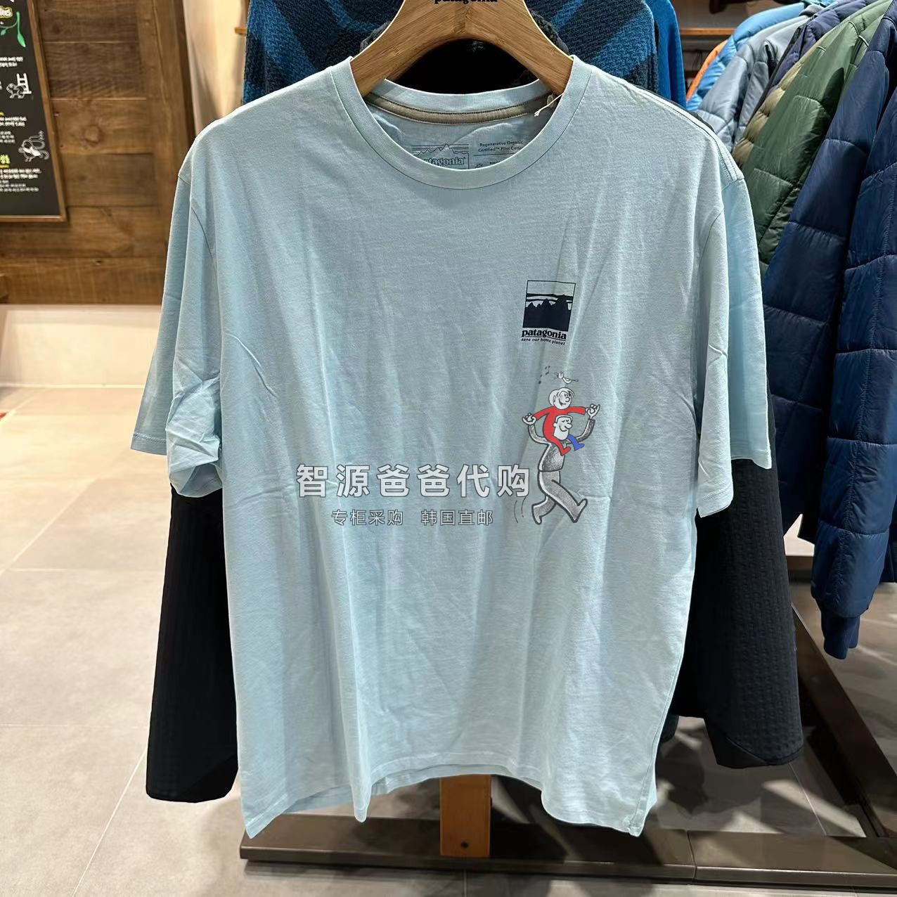 特价patagonia巴塔哥尼亚Alpine Icon Regenerative男士有机棉T恤 户外/登山/野营/旅行用品 户外休闲衣 原图主图