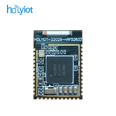 nRF52833低功耗蓝牙BLE5.3模块多IO口多协议陶瓷天线二次开发